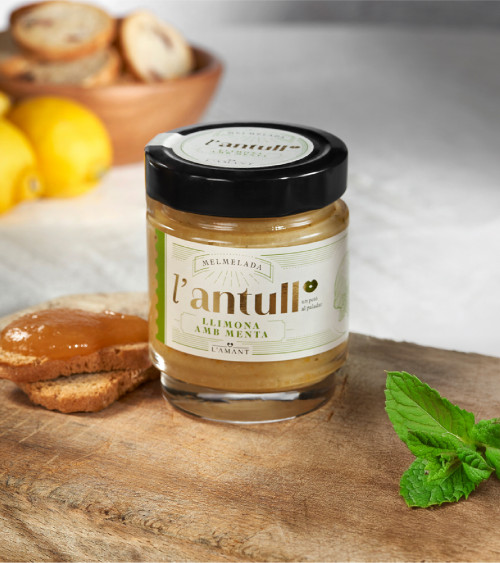 Melmelada de llimona amb menta l'Antull