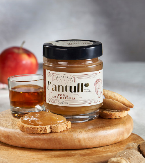 Melmelada de poma amb ratafia l'Antull