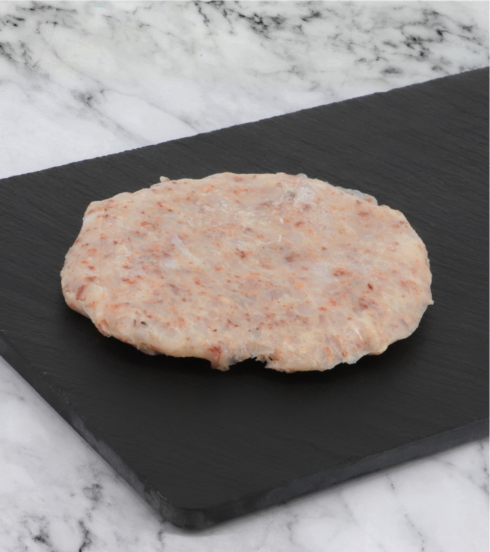 Burger de sepia con butifarra negra l'Aromar
