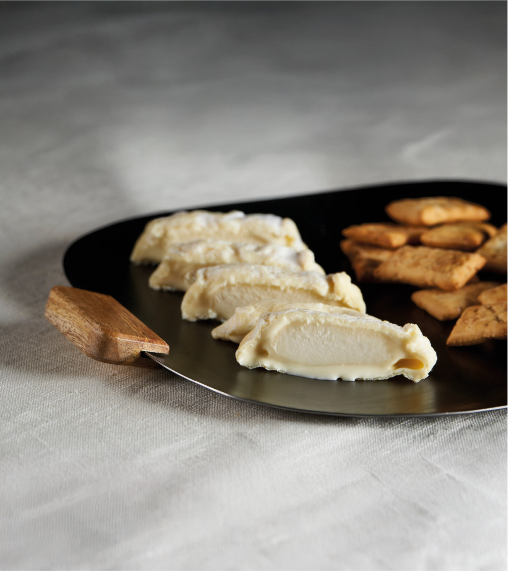 Queso Rocafresa de pasta blanda con leche cruda de vaca de l'Aubreda